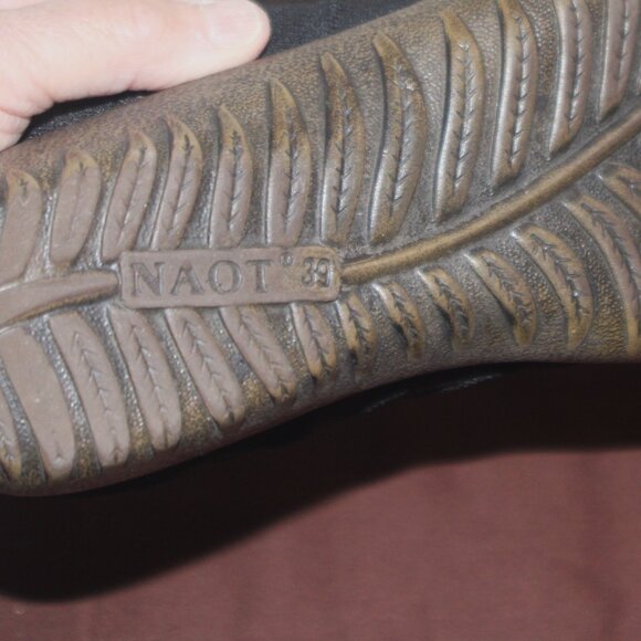 EC LADIES NAOT KNIT SLIP ON SNEAKERS - 8 (39) BLACK - Picture 6 of 6